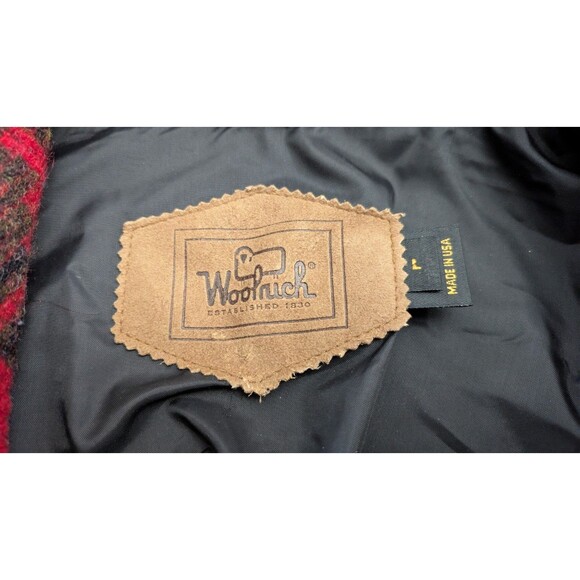 Vintage 90s Woolrich Womens Southwest Wool Trench Coat Large Aztec Long Duster - Picture 7 of 12